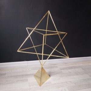 MERKABA IN OTTONE CM 50