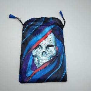 TAROT BAG - PORTA TAROCCHI  CON TESCHIO SANTA MUERTE