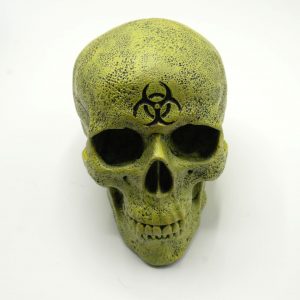 BIOHAZARD SKULL - TESCHIO GIALLO