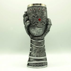 CALICE GAUNTEL GOBLET -  CALICE CON MANO/GUANTO MEDIOEVALE