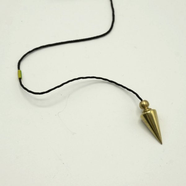 PENDOLO TRIANGOLARE OTTONE - 2,5 CM