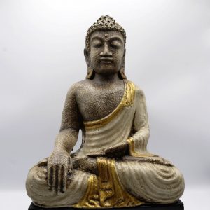 STATUA BUDDHA (SCURO) - 25 CM