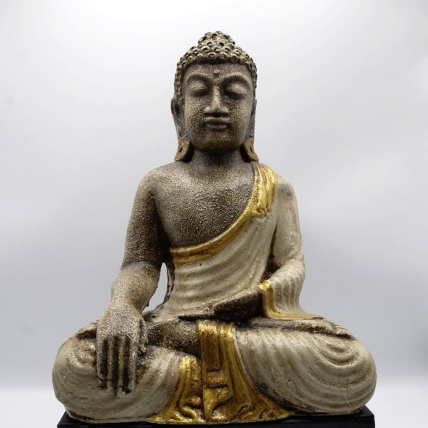 STATUA BUDDHA (SCURO) - 25 CM