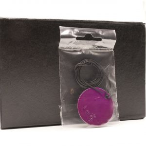PIASTRA TESLA PURPLE  - TONDA 4,5 CM