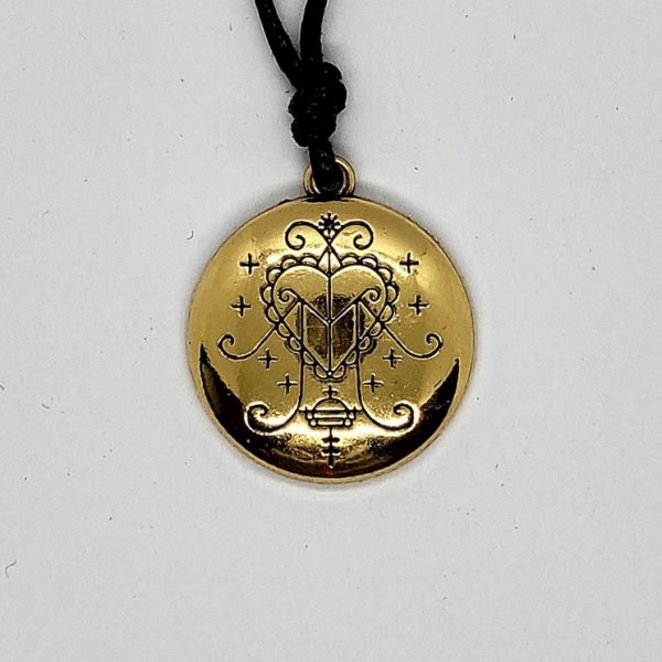 OSHUN VOODOO LOA VEVE AMULETO ERZULIE FREDA