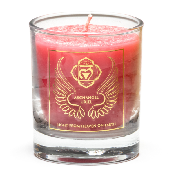 CANDELA PROFUMATA ARCANGELO URIEL-1 CHAKRA - immagine 2