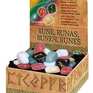 RUNE IN QUARZO ARCOBALENO - LO SCARABEO