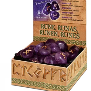 RUNE IN AMETISTA - LO SCARABEO