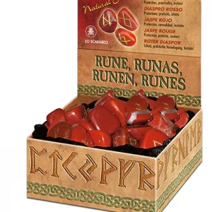 RUNE IN DIASPRO ROSSO - LO SCARABEO