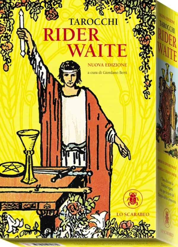 TAROCCHI RIDER WAITE-COFANETTO- LO SCARABEO