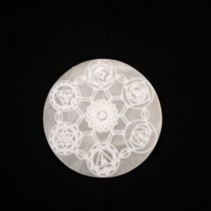 DISCO SELENITE-SETTE CHAKRA