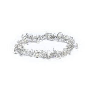 BRACCIALE IN CHIPS DI QUARZO IALINO
