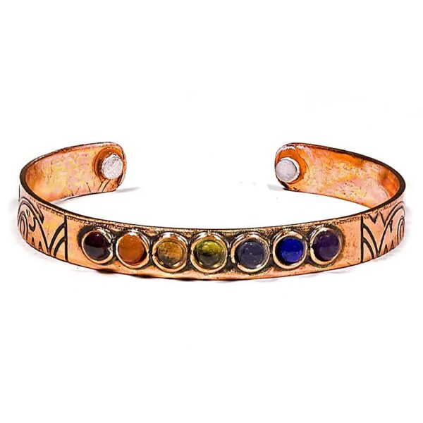 BRACCIALE RAME-7 CHAKRA