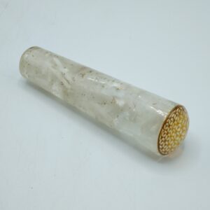 BACCHETTA ORGONE SELENITE-FIORE DELLA VITA