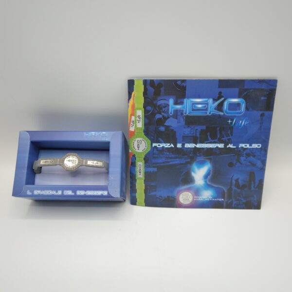 BRACCIALE HEKO+LIFE-ESAGONALE GRIGIO CHIARO