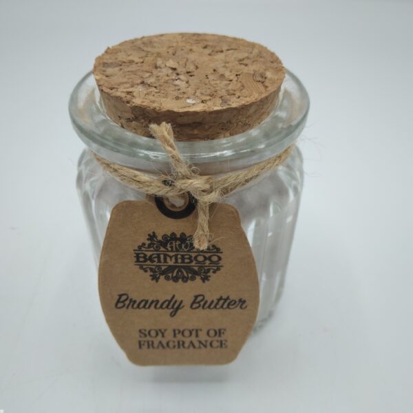 CANDELA VETRO PROFUMATA-BRANDY BUTTER