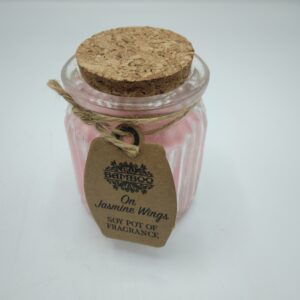 CANDELA VETRO PROFUMATA-JASMINE (GELSOMINO)