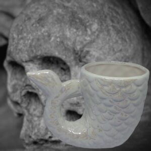 VASO PER RITUALI PESCE BIANCO OSHUN