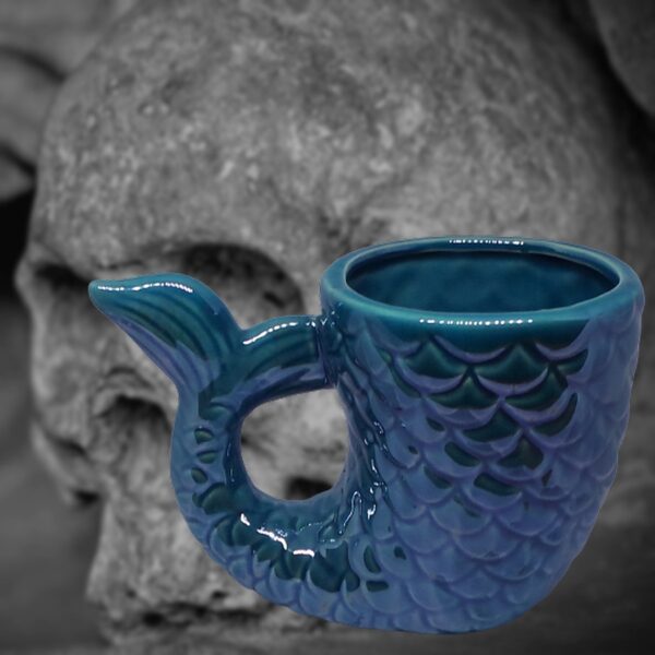 VASO PER RITUALI PESCE BLU YEMAYA