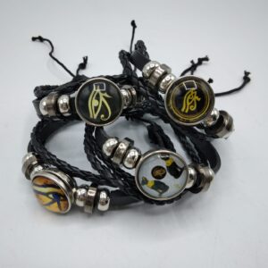 BRACCIALI UNISEX-OCCHIO DI HORUS-DEA BASTET