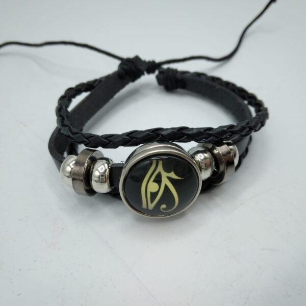 BRACCIALI UNISEX-OCCHIO DI HORUS-DEA BASTET - immagine 3