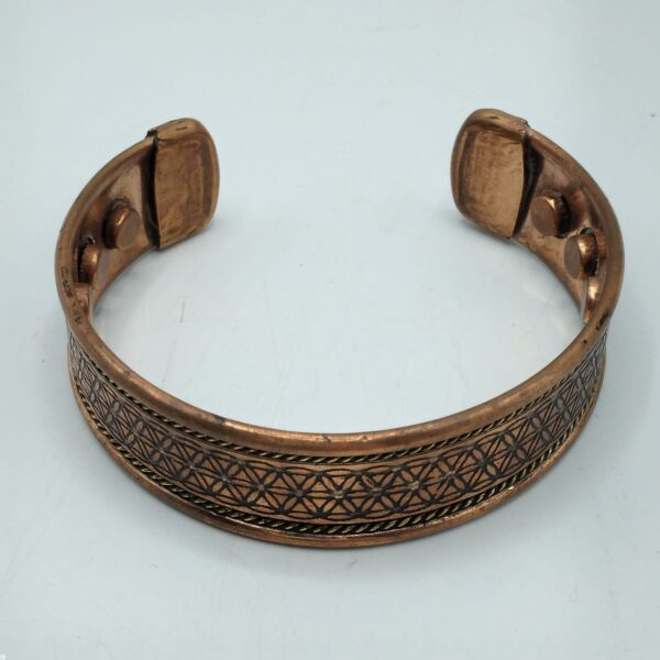 BRACCIALE IN RAME-FIORE DELLA VITA