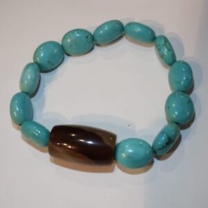 BRACCIALE IN TURCHESE E AGATA