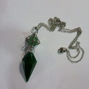 COLLANA PENDOLO/MERKABA E AVVENTURINA