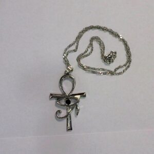 COLLANA CON ANKH E OCCHIO DI HORUS