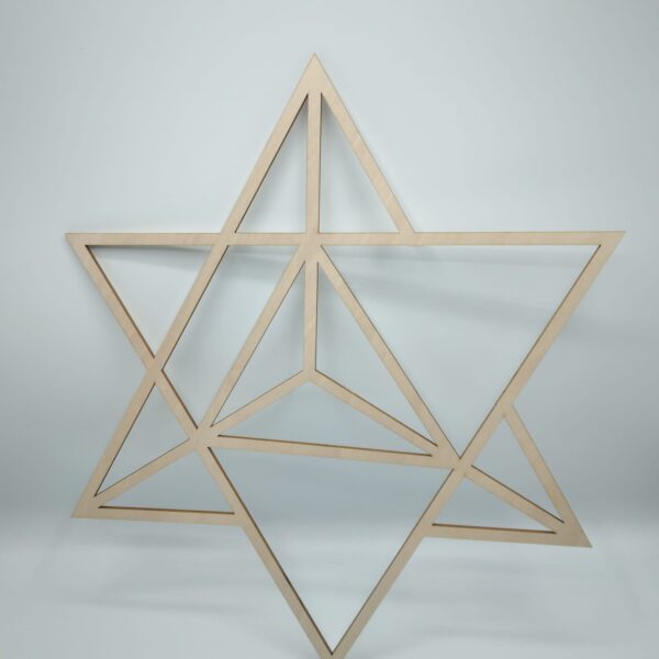 MERKABA STILIZZATA IN LEGNO