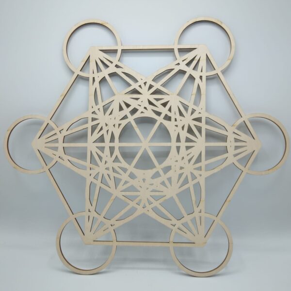 CUBO DI METATRON IN LEGNO