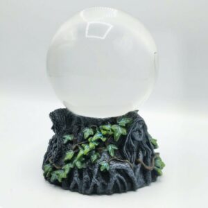 SFERA DI CRISTALLO CON BASE IN RESINA