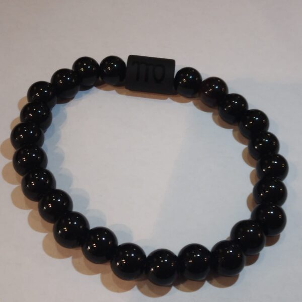 BRACCIALE IN OSSIDIANA-SEGNI ZODIACALI - immagine 7