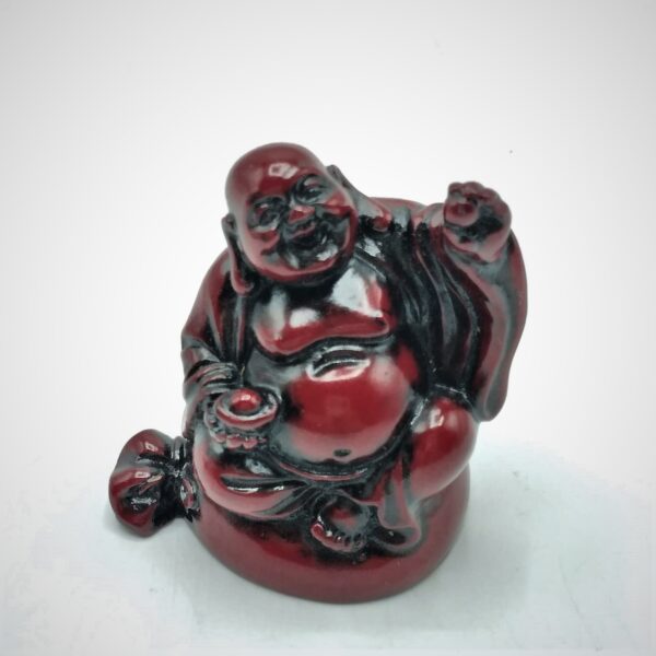 STATUETTE BUDDHA IN POLYSTONE - immagine 2