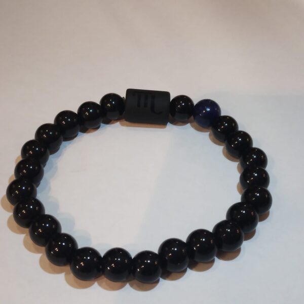 BRACCIALE IN OSSIDIANA-SEGNI ZODIACALI - immagine 9