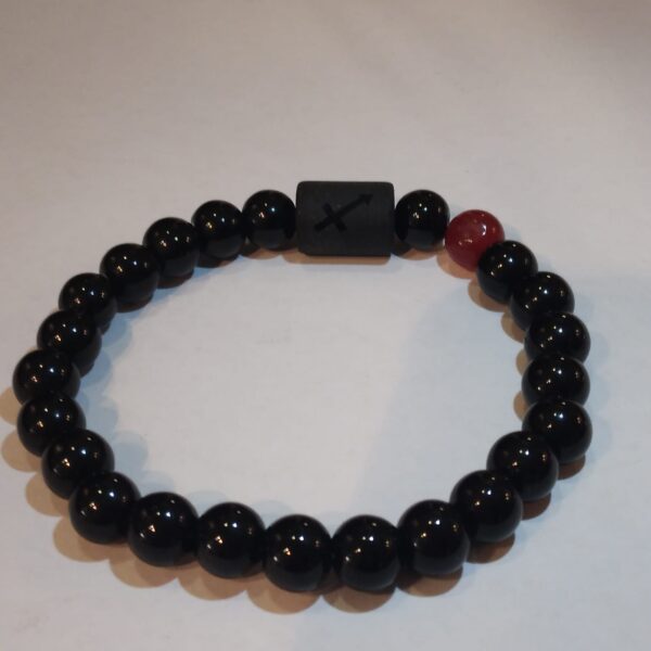 BRACCIALE IN OSSIDIANA-SEGNI ZODIACALI - immagine 10