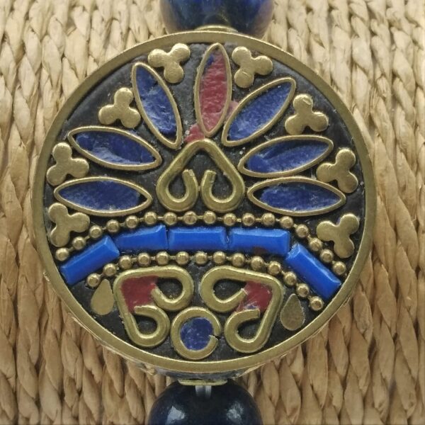 BRACCIALE IN LAPIS CON AMULETO-CM 3 - immagine 2