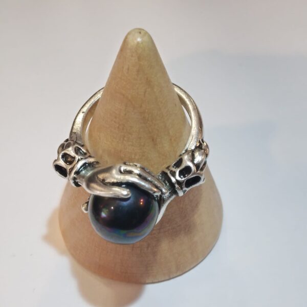 ANELLO CON SFERA DI AMETISTA
