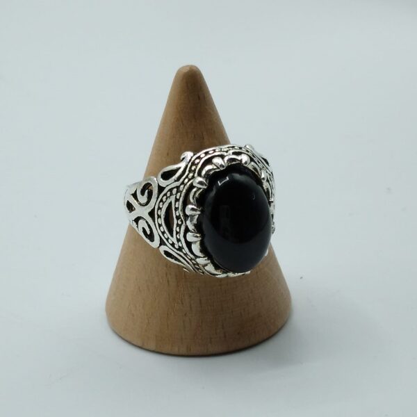 ANELLO CON ONICE NERO