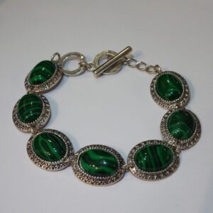 BRACCIALE IN MALACHITE
