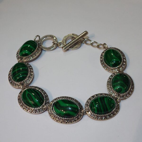 BRACCIALE IN MALACHITE