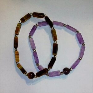 BRACCIALE CON PIETRE RETTANGOLARI