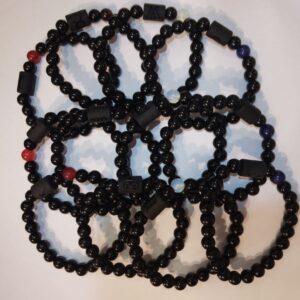 BRACCIALE IN OSSIDIANA-SEGNI ZODIACALI