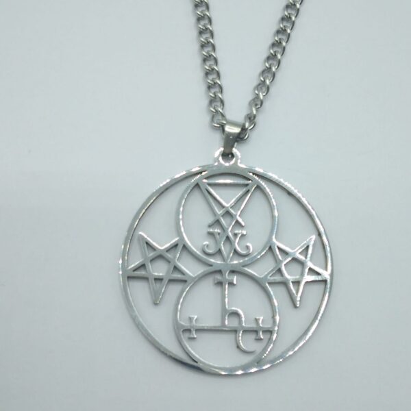 COLLANA CON SIGILLO LILITH E LUCIFERO