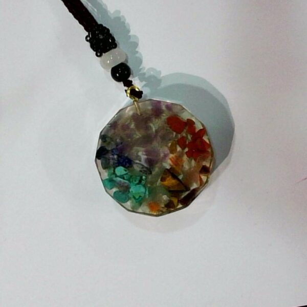 COLLANA CON ORGONE 7 CHAKRA-ALBERO DELLA VITA - immagine 2