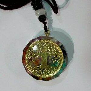 COLLANA CON ORGONE 7 CHAKRA-ALBERO DELLA VITA