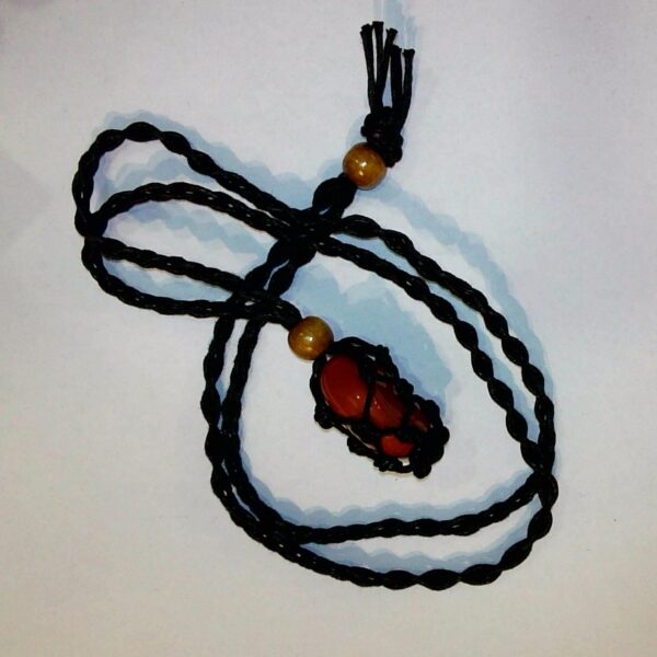 MACRAME' IN TESSUTO NERO - immagine 2