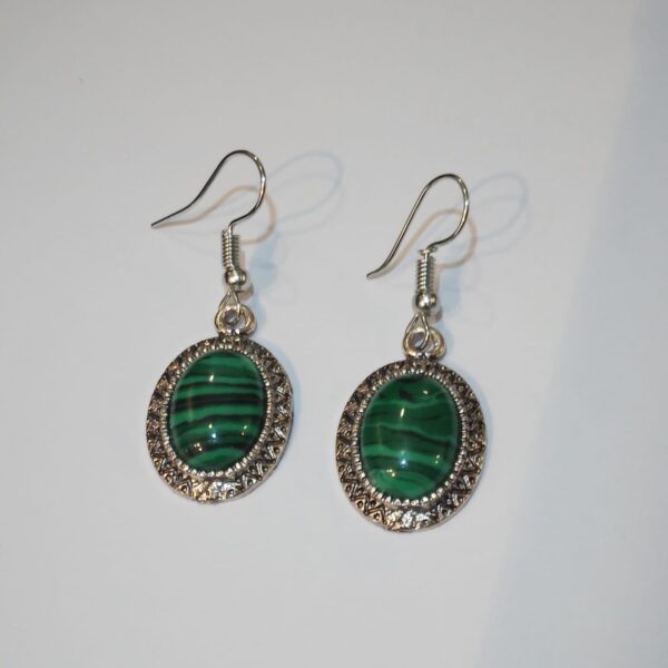 ORECCHINI IN MALACHITE