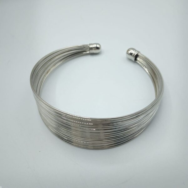 BRACCIALE MULTIFILO ARGENTATO-CM 2,5
