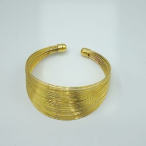 BRACCIALE MULTIFILO DORATO -CM 3,5